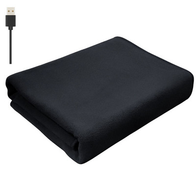 10W elektrická vyhrievacia deka 5V USB teplý šál s 2 zapínaniami 150x80cm vonkajšia rybárska teplá sukňa 1-2 osoby cestovný uterák darček