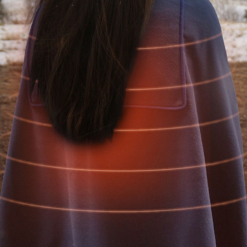 10W elektrická vyhrievacia deka 5V USB teplý šál s 2 zapínaniami 150x80cm vonkajšia rybárska teplá sukňa 1-2 osoby cestovný uterák darček