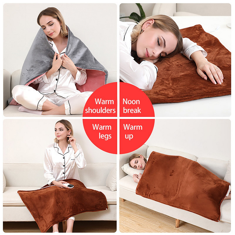 45x75cm 220V zimná elektrická deka hrubší ohrievač dvojitý ohrievač tela vyhrievaná deka termostat elektrické vyhrievacie deky