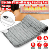 Elektrická vyhrievacia podložka 220~240V na ramená, krk, chrbát, chrbticu a nohy, zimná vyhrievacia podložka 76x40cm 60x30cm 40x30cm