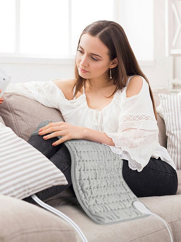 Elektrická vyhrievacia podložka 220~240V na ramená, krk, chrbát, chrbticu a nohy, zimná vyhrievacia podložka 76x40cm 60x30cm 40x30cm