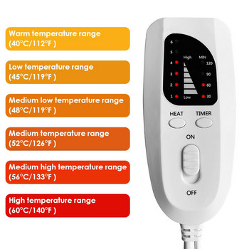 Ηλεκτρική κουβέρτα Υπερθέρμανση Προστασία Θέρμανσης Σάλι Ζεστή Συμπίεση Φυσιοθεραπεία Ώμου Πλάτη Διατήρηση ζεστή άρθρωση Αυχενική ανακούφιση από τον πόνο
