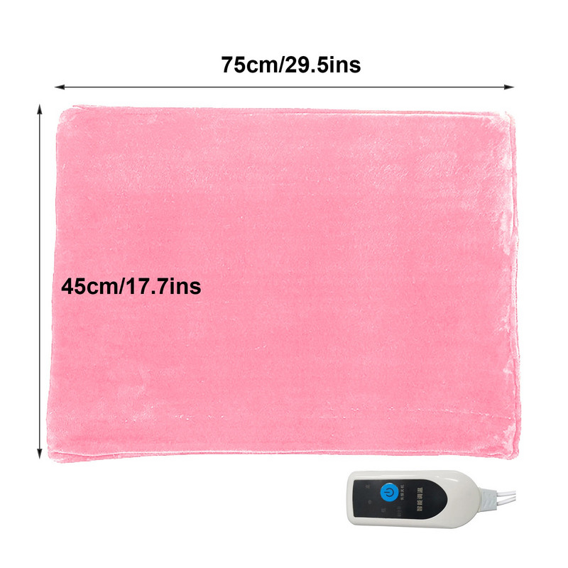 Vyhrievaná deka 45x75cm, multifunkčná, rýchlo vyhrievacia, elektrická deka, vyhrievaná deka s termostatom