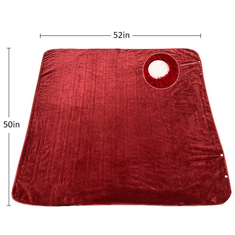 2021 téli új fűtött, meleg kendős köpeny takaró Szuperpuha korall flanel elektromos fűthető takaró