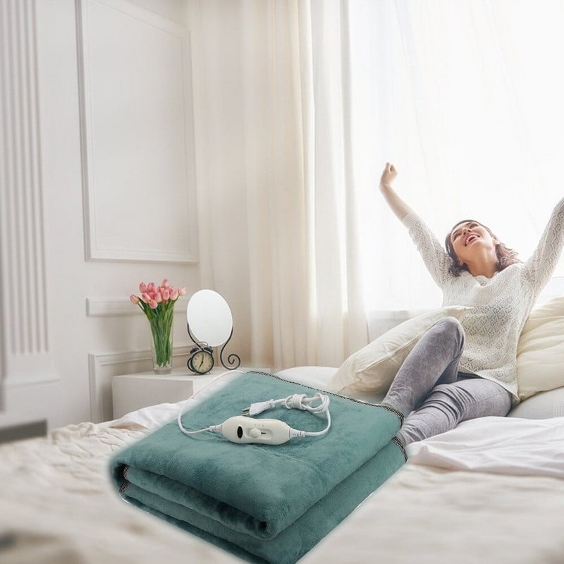 Elektrická deka 110V/220V Teplá ohrievacia podložka na posteľ s termostatom Mäkká vyhrievaná deka Teplá ohrievač Bezpečnostný koberec