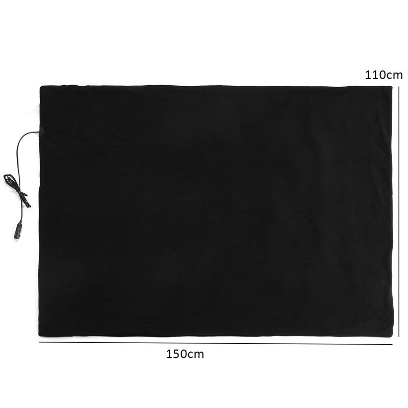 Elektrická deka s dvojitým 12V teplým ohrievačom postele, termostatom, elektrickým matracom, mäkkým ohrievačom deky, ohrievačom kobercov, zabezpečením auta