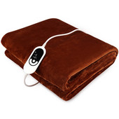 Super udobna, mekana dvokrevetna flanelska pametna grijana električna deka za topliju zimu