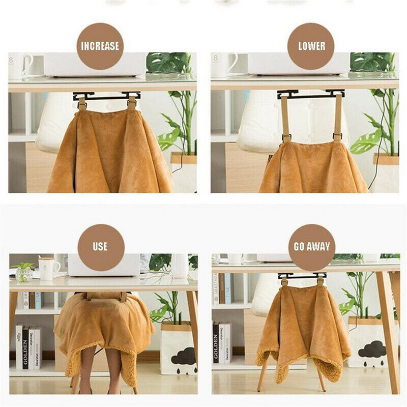 60x80cm elektrická vyhrievacia deka do auta, mobilná vyhrievacia deka do auta, ramenný vyhrievací šál, USB adaptér, AC mäkká zimná teplá zdravotná starostlivosť