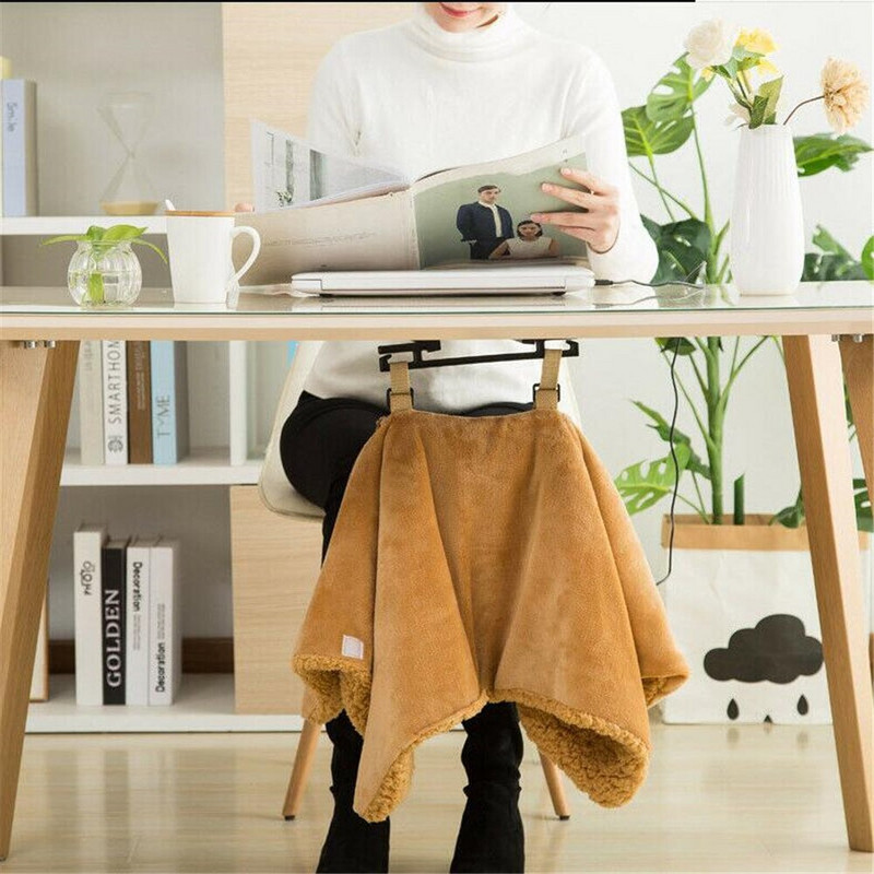 60x80cm elektrická vyhrievacia deka do auta, mobilná vyhrievacia deka do auta, ramenný vyhrievací šál, USB adaptér, AC mäkká zimná teplá zdravotná starostlivosť