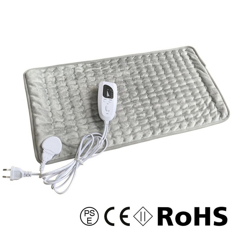 Fyzioterapeutická vyhrievacia podložka, elektrická vyhrievacia podložka na chrbát, malá elektrická deka 60x30cm, 110/220V, zástrčka EU/US/AU/UK