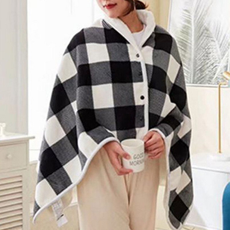 Multifunkčný teplý koberec Mink Velvet teplý šál vykurovacia deka s časovačem pre domácu kanceláriu ohrievač kolien elektrický matrac