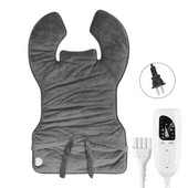 Rýchlo vyhrievaná vyhrievacia podložka so šiestimi nastaveniami teploty, umývateľná a nastaviteľná teplota, nositeľná vyhrievaná podložka na krk a chrbát