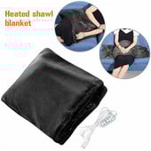 Elektrická deka, flanelová, rýchloohrievacia deka, 6-vrstvová, časovač, ochrana proti prehriatiu, umývateľná, celotelové ohrievanie, domáca kancelária