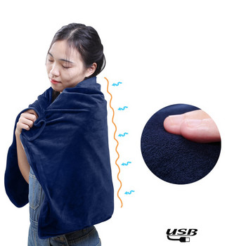 Unisex ηλεκτρική κουβέρτα θέρμανσης Οικιακά προμήθειες Θερμότερη θερμάστρα Πατάκι ανακούφισης πόνου USB πολλαπλών λειτουργιών για αυχένα ώμου πίσω πόδια