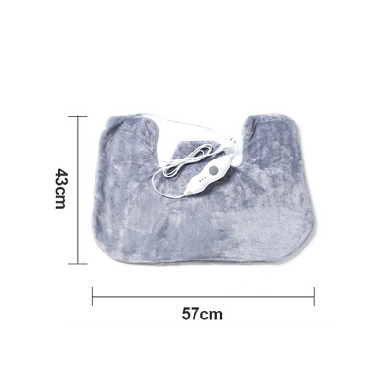 Unisex elektrické ramenné chrániče odnímateľné prenosné horúce kompresné šály s nastaviteľnou teplotou vyhrievané šály zmierňujú únavu