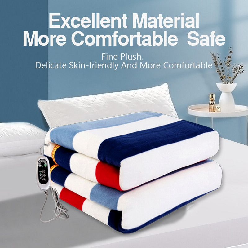 Elektrická deka, hrubší ohrievač, vyhrievaný termostat, tepelná deka, jeden matrac, 220 V, bezpečnostný fyzioterapeutický zimný ohrievač tela