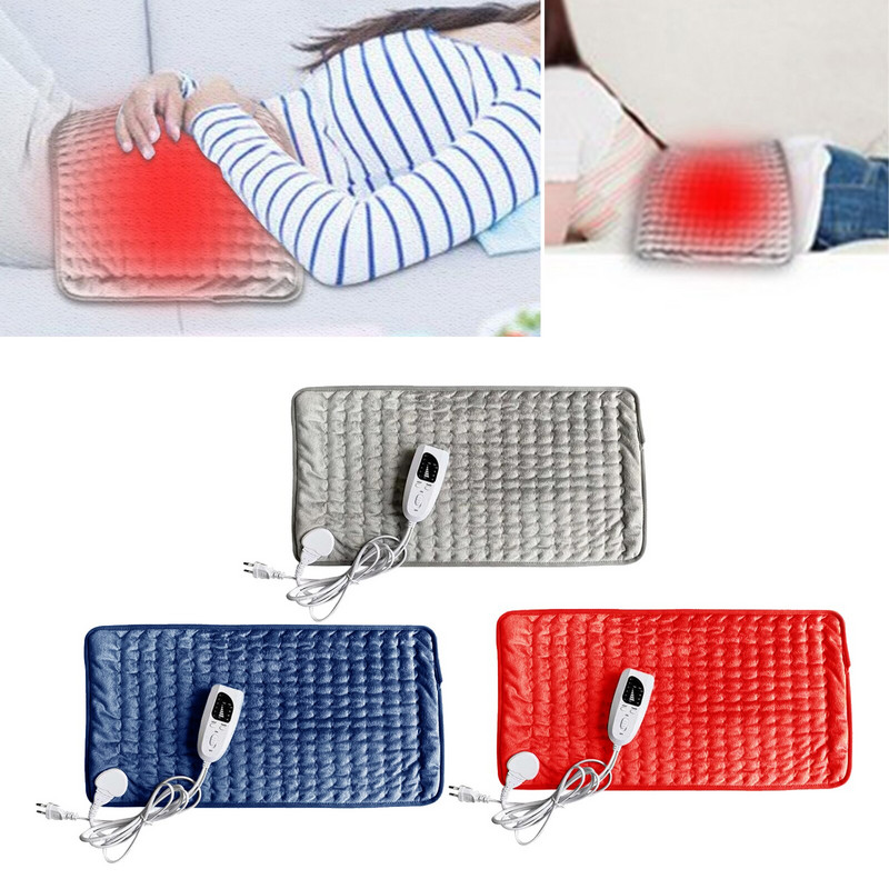 Tampoane electrice de încălzire Saltea mai încălzită Umăr Gât Coloanei vertebrale Dureri de spate Ameliorarea crampelor Calmant Tensiunea musculară Oprire automată --US