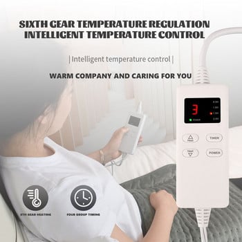 Intelligent Constant Warm Body Ηλεκτρική θερμαινόμενη κουβέρτα μονό σάλι θερμαινόμενο χαλάκι Μαλακό άνετο πολυλειτουργικό ζεστό σώμα