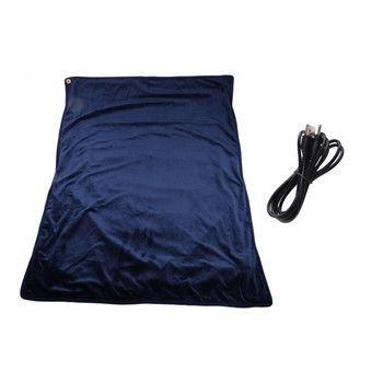 Електрическо отопляемо одеяло. Хвърлете отоплително одеяло с превключвател за изключване и дистанционно.