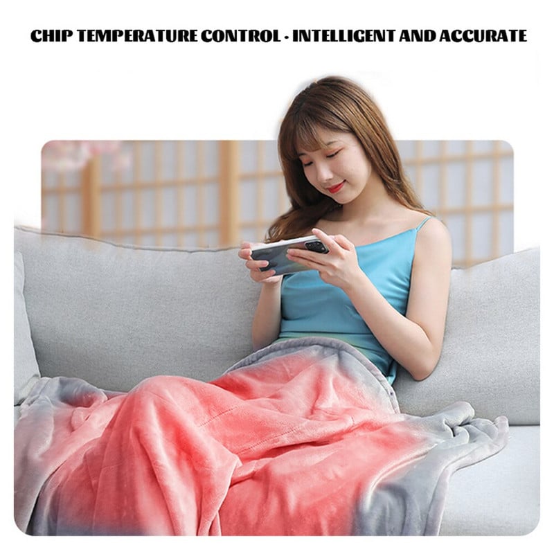 USB elektrická deka vyhrievaná 5V ohrievacia vyhrievacia šálová deka do postele zahustená pre domáce zimné vonkajšie kempovanie domáce potreby