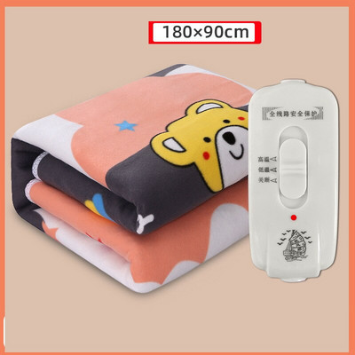 Pătură electrică 140w iarnă Siguranța casei Încălzire cu temperatură constantă Pătură caldă Încălzitor și pernă dublu inteligent
