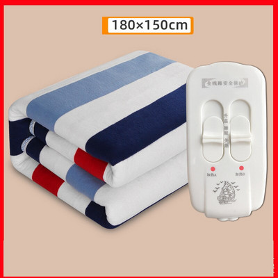 Pătură electrică 140w iarnă Siguranța casei Încălzire cu temperatură constantă Pătură caldă Încălzitor și pernă dublu inteligent