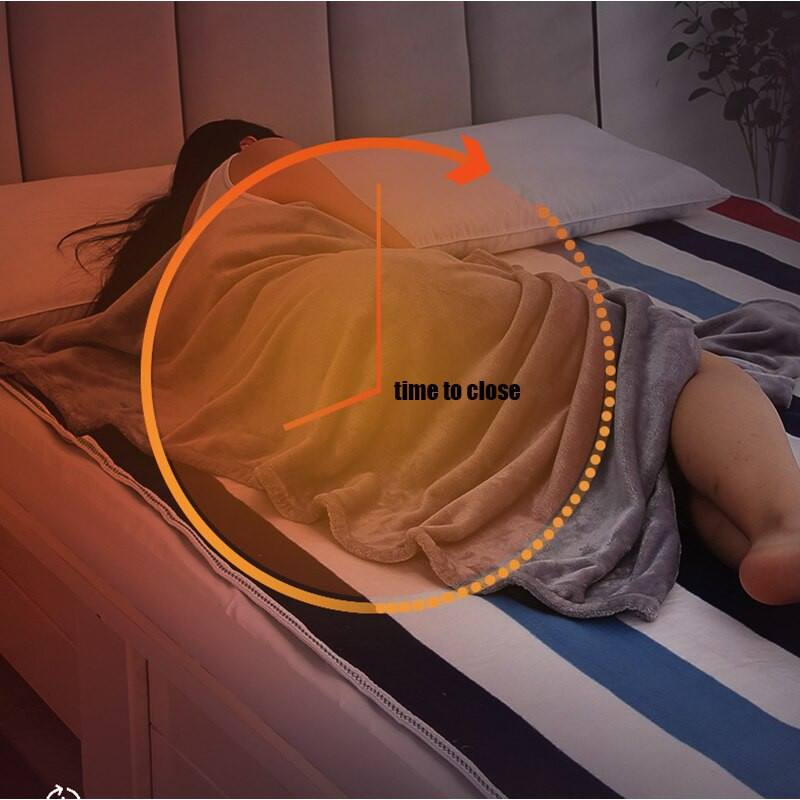 Pătură electrică 140w iarnă Siguranța casei Încălzire cu temperatură constantă Pătură caldă Încălzitor și pernă dublu inteligent
