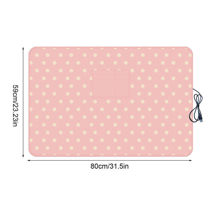 Električna grijana deka Periva u perilici Topla grijana deka za spavaću sobu u automobilu Usb punjenje Grijane deke s džepovima za kauč
