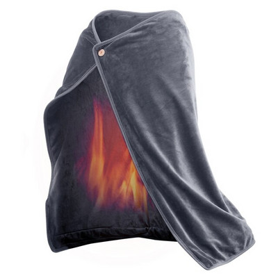 Vonkajšia USB 12-voltová elektrická vyhrievaná prateľná mäkká flísová deka Elektrické prikrývky Prateľná v práčke Elektrická USB deka