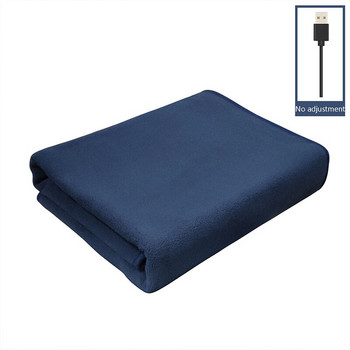 USB нагревателен шал Мобилно захранвано фланелено електрическо одеяло Домашно затоплящо електрическо одеяло за топлина на открито и закрито