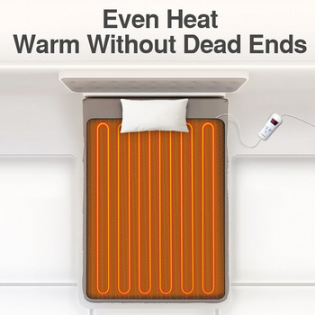 Ηλεκτρική κουβέρτα 220v Αυτόματη θέρμανση Θερμοστάτης Ριχτή Κουβέρτα Σώμα Θερμότερη Κρεβάτι Ηλεκτρικό στρώμα Θερμαινόμενα Μοκέτες Ματ Eu Plug