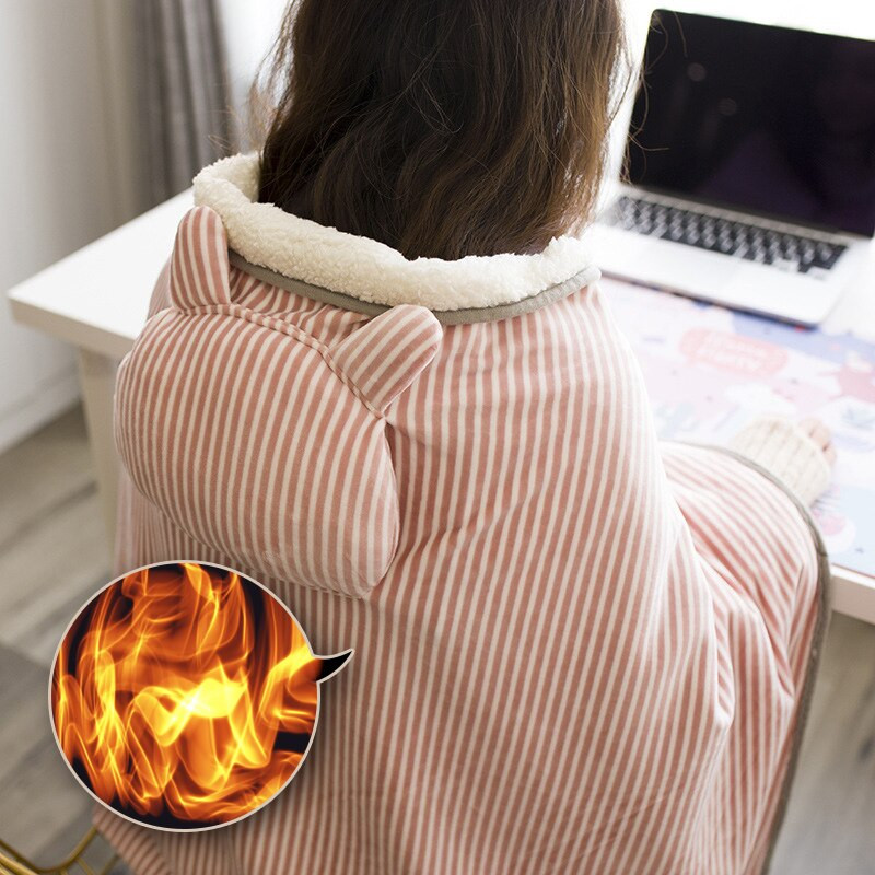 Elektrická deka Teplá deka na telo Ohrievač rúk Taška Kúrenie Študentská internátna internátna USB 72 cm X 115 cm Kancelárska spálňa Teplá vykurovacia deka