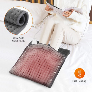 Миещо се електрическо одеяло с термостат Нагревателна подложка Нагревател за крака Сгъваема изолация Отопляемо одеяло Зимно топло одеяло за легло