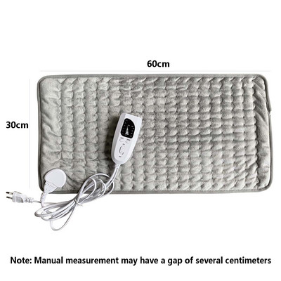 110V-240V elektrická vyhrievacia podložka s časovačom, fyzioterapeutická vyhrievacia podložka na ramená, krk, chrbát, nohu, úľavu od bolesti, zimné teplo