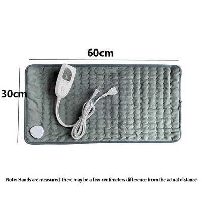 110V-240V elektrická vyhrievacia podložka s časovačom, fyzioterapeutická vyhrievacia podložka na ramená, krk, chrbát, nohu, úľavu od bolesti, zimné teplo
