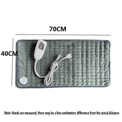 110V-240V elektrická vyhrievacia podložka s časovačom, fyzioterapeutická vyhrievacia podložka na ramená, krk, chrbát, nohu, úľavu od bolesti, zimné teplo