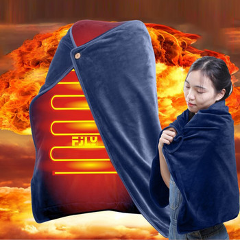 Ηλεκτρική θερμαντική κουβέρτα Οικιακά προμήθειες Θερμότερη θερμάστρα Ματ Μασάζ ανακούφισης πόνου Μαλακό φιλικό προς το δέρμα για τον αυχένα των ώμων πίσω πόδια
