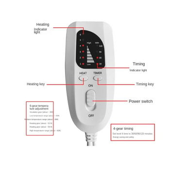 Plug-in Electric Foot Warmer Foot Warmer Treasure Electric Poes Warner Heating Pad Heater Ηλεκτρική θερμαντική κουβέρτα Θερμαντήρας ποδιών