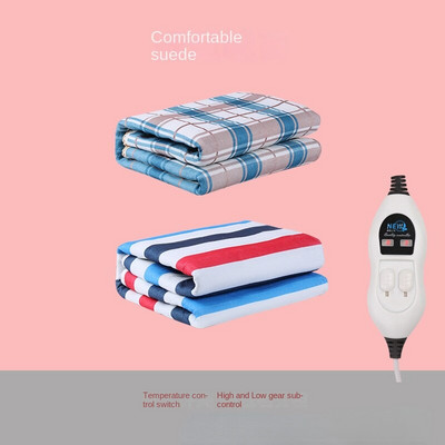 Elektrická deka s dvojitým ovládaním, elektrická deka pre domáce ubytovne s konštantnou teplotou, elektrický matrac s európskym štandardom