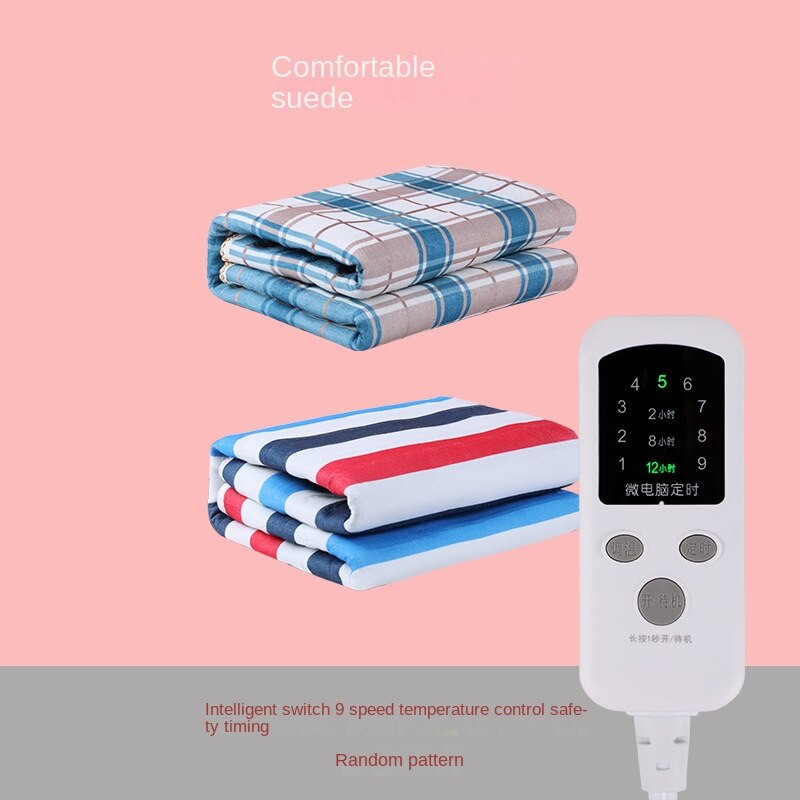 Elektrická deka s dvojitým ovládaním, elektrická deka pre domáce ubytovne s konštantnou teplotou, elektrický matrac s európskym štandardom