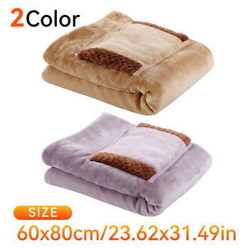 Ηλεκτρικές κουβέρτες Πολυλειτουργική φορητή χειμερινή κουβέρτα ζεστής θέρμανσης USB φόρτισης με θήκη τσέπης άνετη για το σώμα