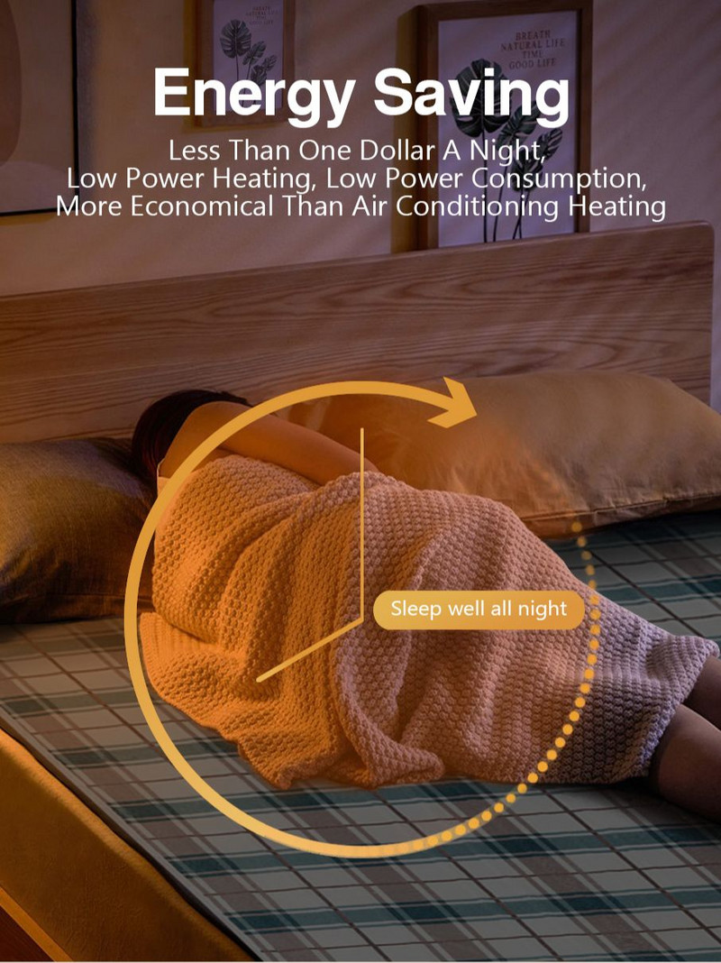 Elektrická deka, hrubší ohrievač, dvojitý ohrievač tela, 150*180 cm, vyhrievaná deka s termostatom, elektrická vyhrievacia deka