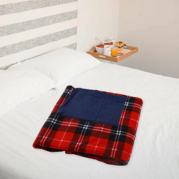Κουβέρτα σάλι Πρακτική άνετη κάλυμμα ύπνου με θερμαινόμενη κουβέρτα μονού αυτοκινήτου από πολυεστερικές ίνες για γραφείο