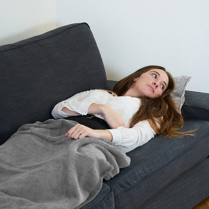 Flanelová elektrická deka, multifunkčná, prateľná, 6 úrovní ohrevu, automatické vypnutie, vyhrievacia deka