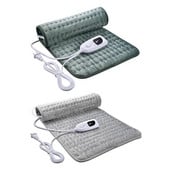 Pătură de încălzire electrică încălzire reglabilă cu 6 niveluri de temperatură pătură pentru dormitor, dormitor, birou, anti-frig B03D