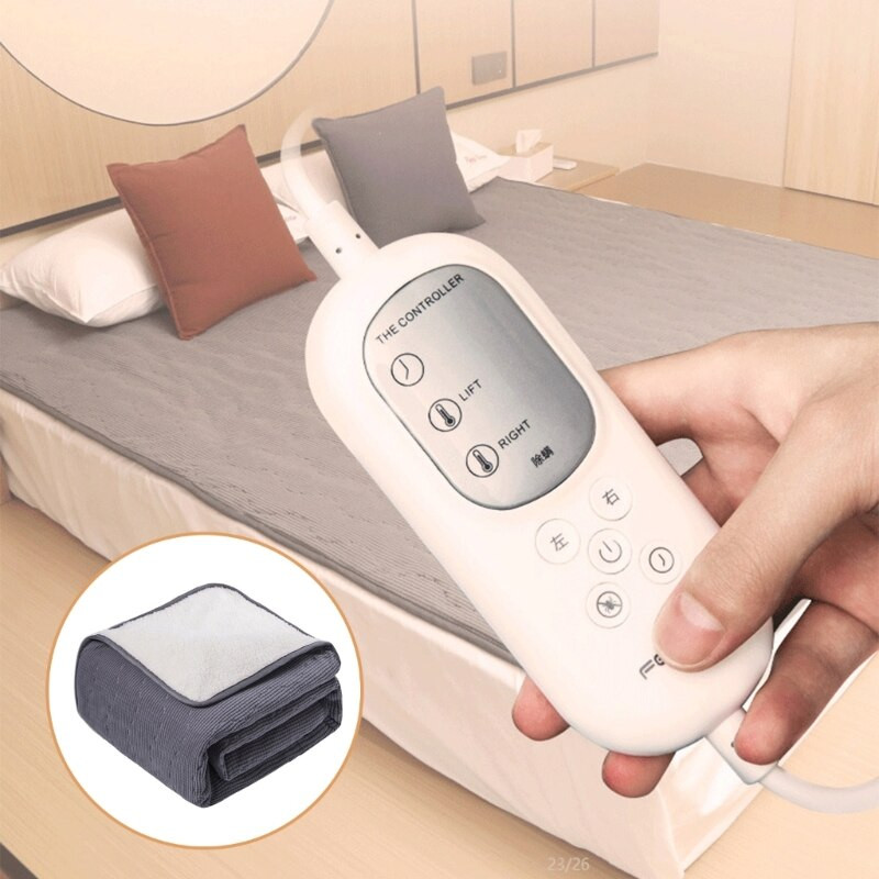 Pătură de încălzire electrică, cu două părți, îndepărtarea umezelii