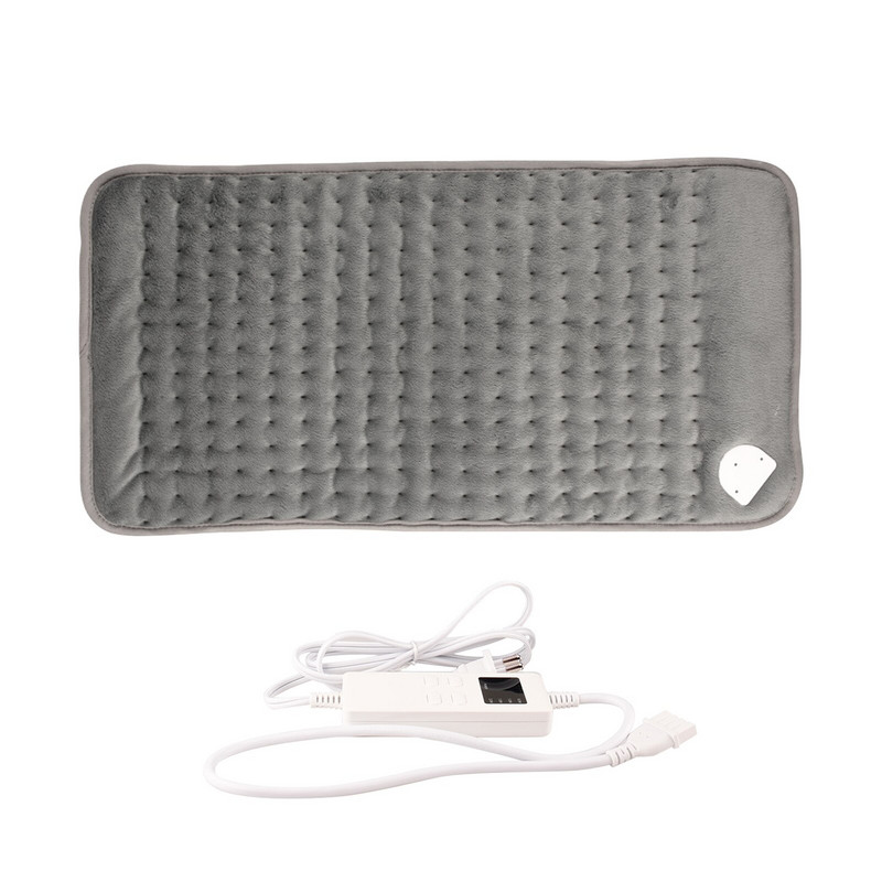 Praktická nastaviteľná úľava od bolesti s univerzálnou zástrčkou US/EU pre chrbát, elektrická deka, extra veľká 6-úrovňová vyhrievacia podložka