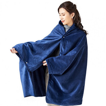 Удобно зимно одеяло 3 нива по-дебела фланела Многофункционално нагревателно одеяло Преносим отопляем матрак за ежедневна употреба