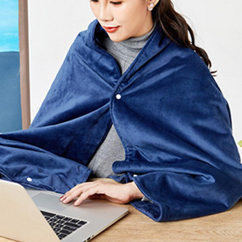 Βολική χειμερινή κουβέρτα 3 επιπέδων παχύτερη φανέλα Πολυλειτουργική θερμαινόμενη κουβέρτα φορητό θερμαινόμενο στρώμα για καθημερινή χρήση