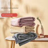 Flanel USB 5V Încălzitor mai gros Pătură dublă încălzită Saltea Termostat Pătură electrică Încălzitor de corp Tampă de încălzire pentru birou acasă